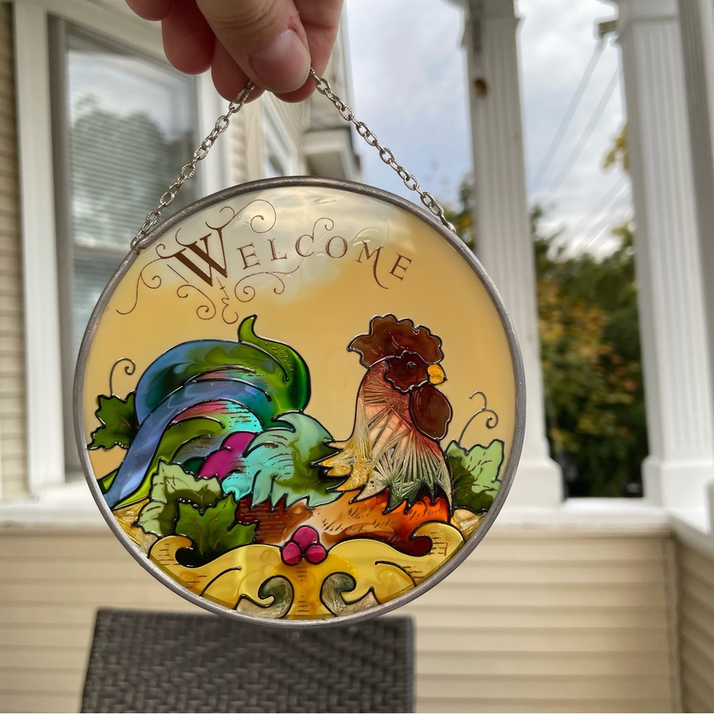 Joan Baker Design Rooster Suncatcher (NWOT) - Picture 5 of 8